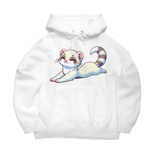 のんびりフェレットちゃん🐾 Big Hoodie