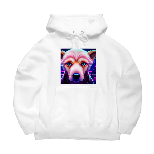 リアルな犬 Big Hoodie