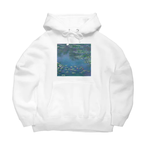 モネ「睡蓮①」　クロード・モネの絵画【名画】睡蓮シリーズ Big Hoodie