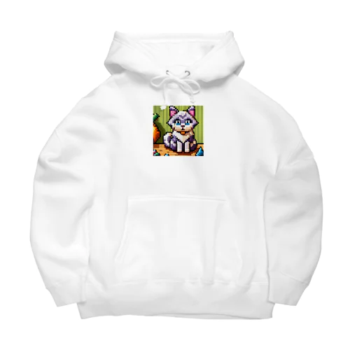 ドット絵バーマンキャット Big Hoodie