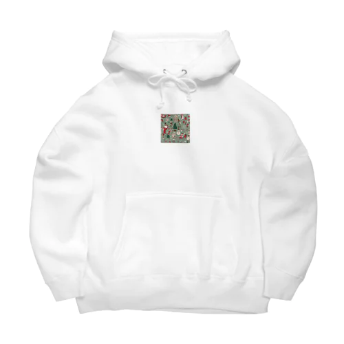 ハッピークリスマス Big Hoodie