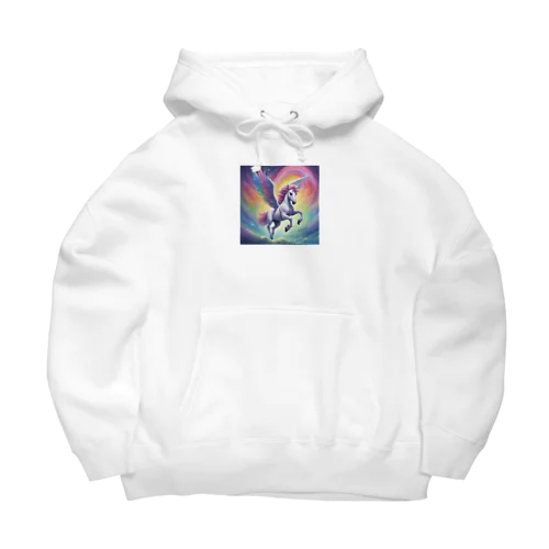 虹色ペガサス Big Hoodie