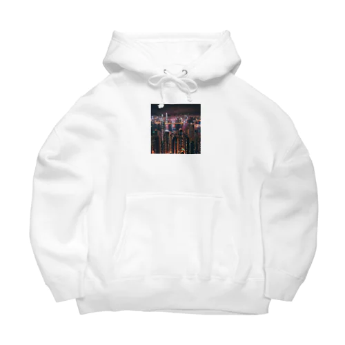 香港の夜景グッズ Big Hoodie