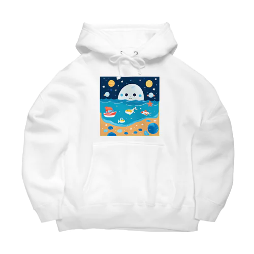 宇宙と海の仲間たち Big Hoodie