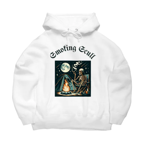 camping smoking skull Big Hoodie