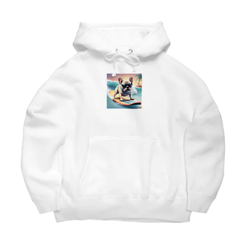 波乗りフレンチブルドッグ Big Hoodie