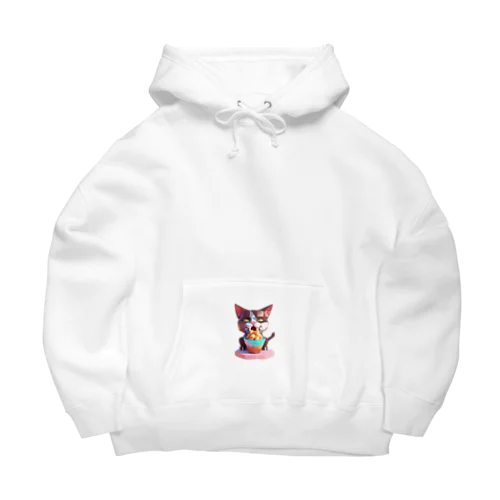 ハラヘリポリにゃんこ Big Hoodie