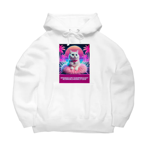 Synthwave_cats Big Hoodie