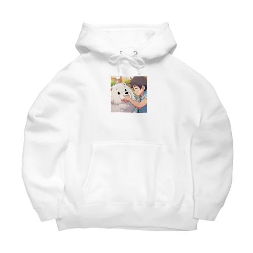 もふもふワンちゃん Big Hoodie