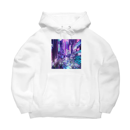 夢での都市 Big Hoodie