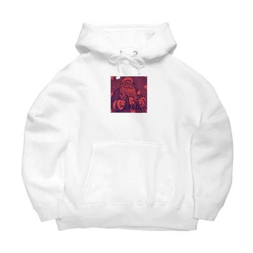 アメコミ風サンタクロース Big Hoodie