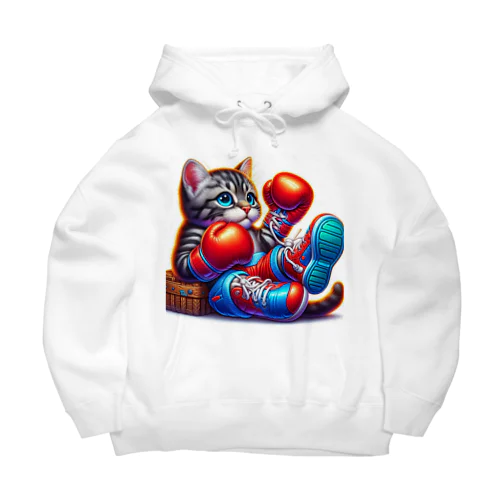 ボクサーになった猫 Big Hoodie