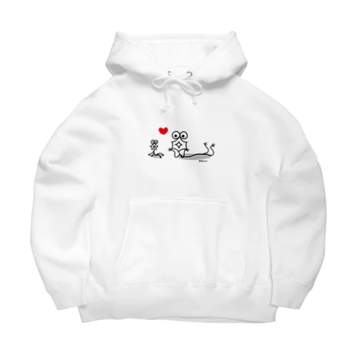 ニューロ・フラワーズ（ワンポイントあり） Big Hoodie