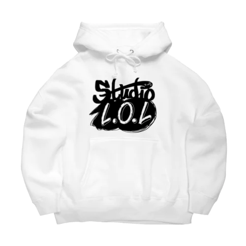 Studio L.O.L モノクロロゴ Big Hoodie