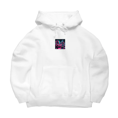 夜のドライブ Big Hoodie