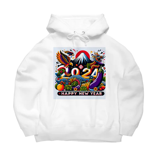 2024年　ハッピーニューイヤー Big Hoodie