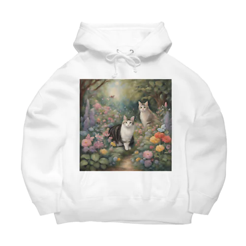 猫の楽園 Big Hoodie