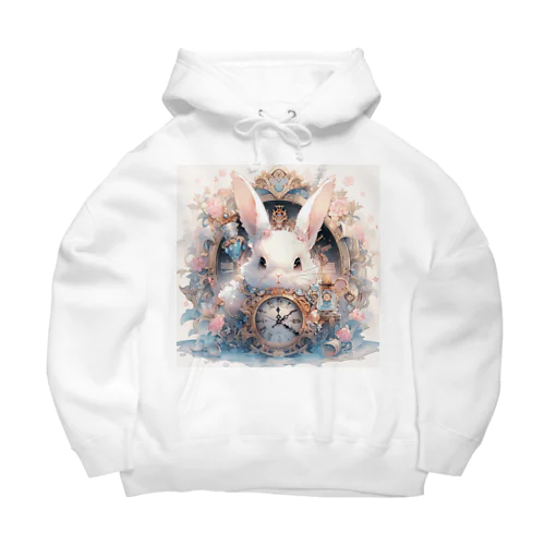 うさぎと時計｡.:*･ﾟ Big Hoodie