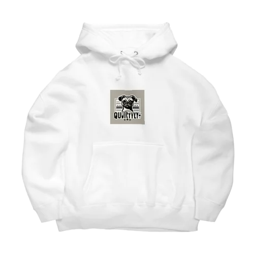 パグチワワ「Pawsitively Quirky」 Big Hoodie