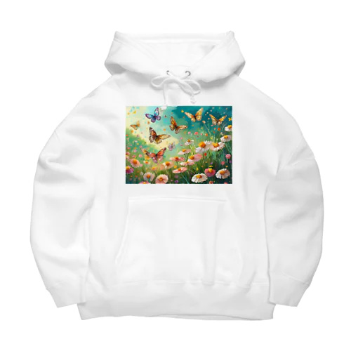 花とちょう Big Hoodie