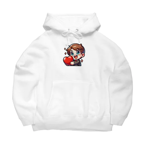 チョコレートよりも甘い笑顔 Big Hoodie