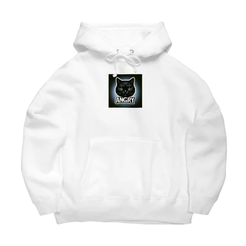 アングリー黒猫シリーズ Big Hoodie