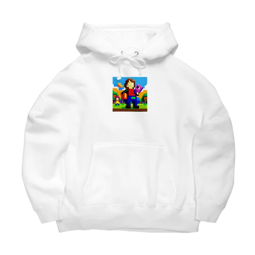 ドット君冒険の始まり Big Hoodie