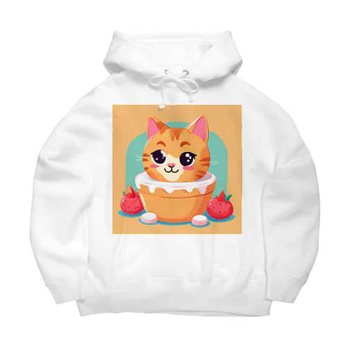 スイーツ大好きな子猫ちゃん Big Hoodie