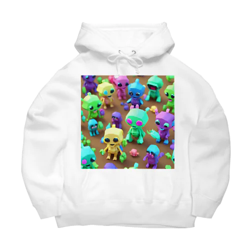 集まれKAWAii宇宙人 Big Hoodie