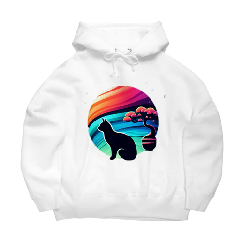 Colorful mood with cats 8 Big Hoodie