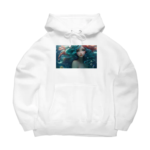 Mint mermaid Big Hoodie