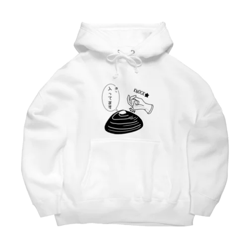 しみじみしじみの中身入ってます。 Big Hoodie