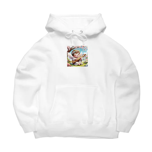 琴を奏でる天使 Big Hoodie