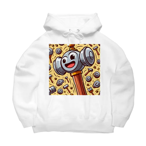 大工シリーズハンマーくん Big Hoodie