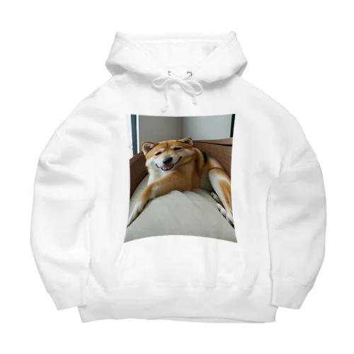 デブが着る前から伸びている：犬ver Big Hoodie