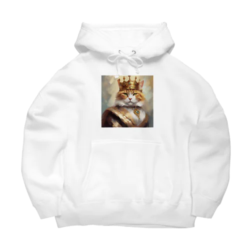 ブルーダイヤモンドの猫王 Big Hoodie