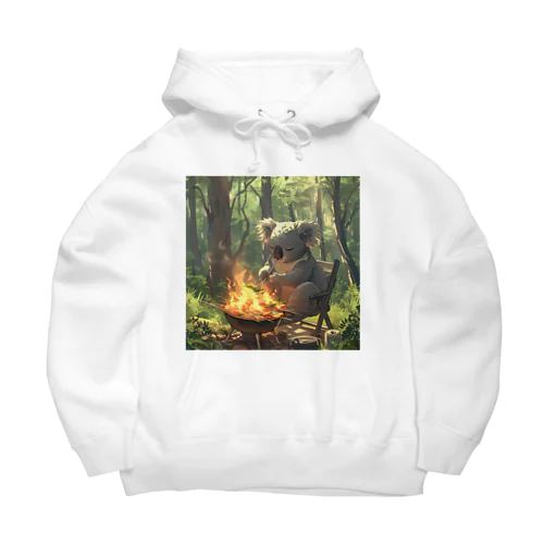 バーベキューをするコアラ Big Hoodie