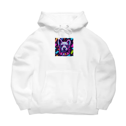 neon dog Big Hoodie