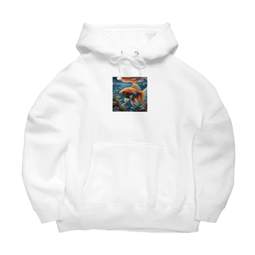 金運招福金魚様 Big Hoodie