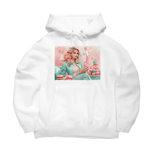 Macaron Girl Big Hoodie