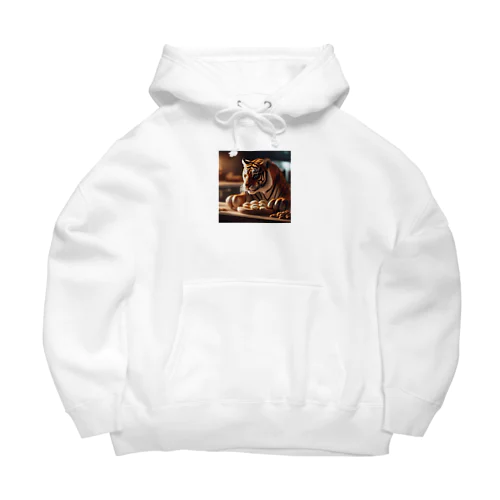 パンを焼いているトラ Big Hoodie