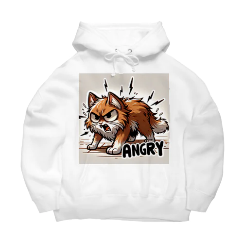 Angry Cat 3 Big Hoodie