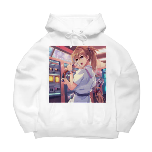 電気系ポーニーテールJK　 Big Hoodie