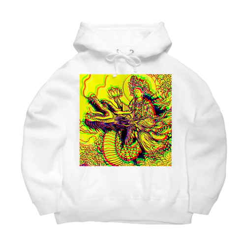 観世音菩薩と龍「Kanzeon Bodhisattva and dragon」 Big Hoodie