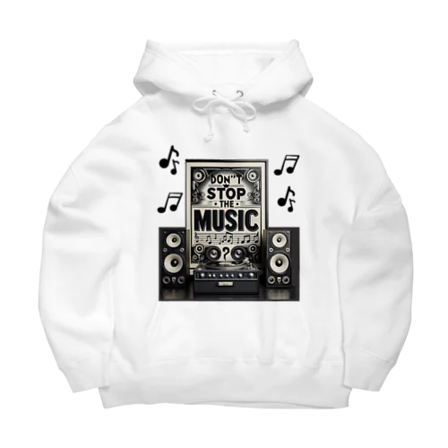 ドントストップミュージック Big Hoodie