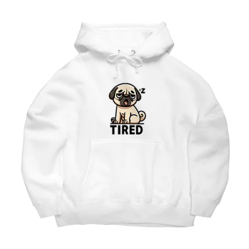 【ぱぐのすけ】シリーズ （Tired バージョン） Big Hoodie