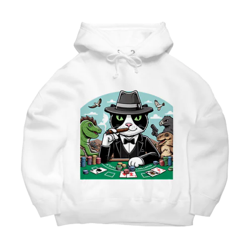 ブラックジャック猫 Big Hoodie