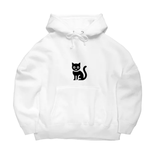 黒猫　maiken Big Hoodie