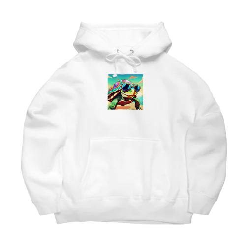 サングラスをかけたイケメンカメ太郎 Big Hoodie