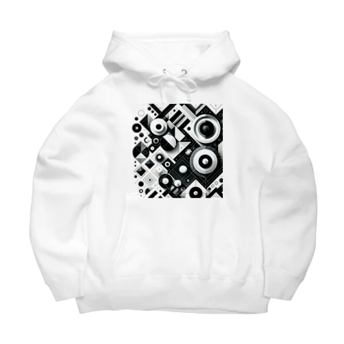 抽象的で洗練された幾何学 Big Hoodie